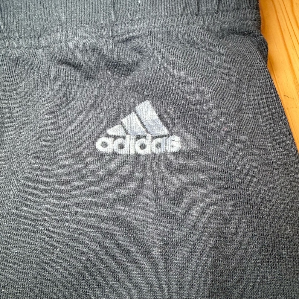 Adidas Women's Classic Black/Gray 3 Stripes Athletic Leggings Medium - Picture 5 of 5